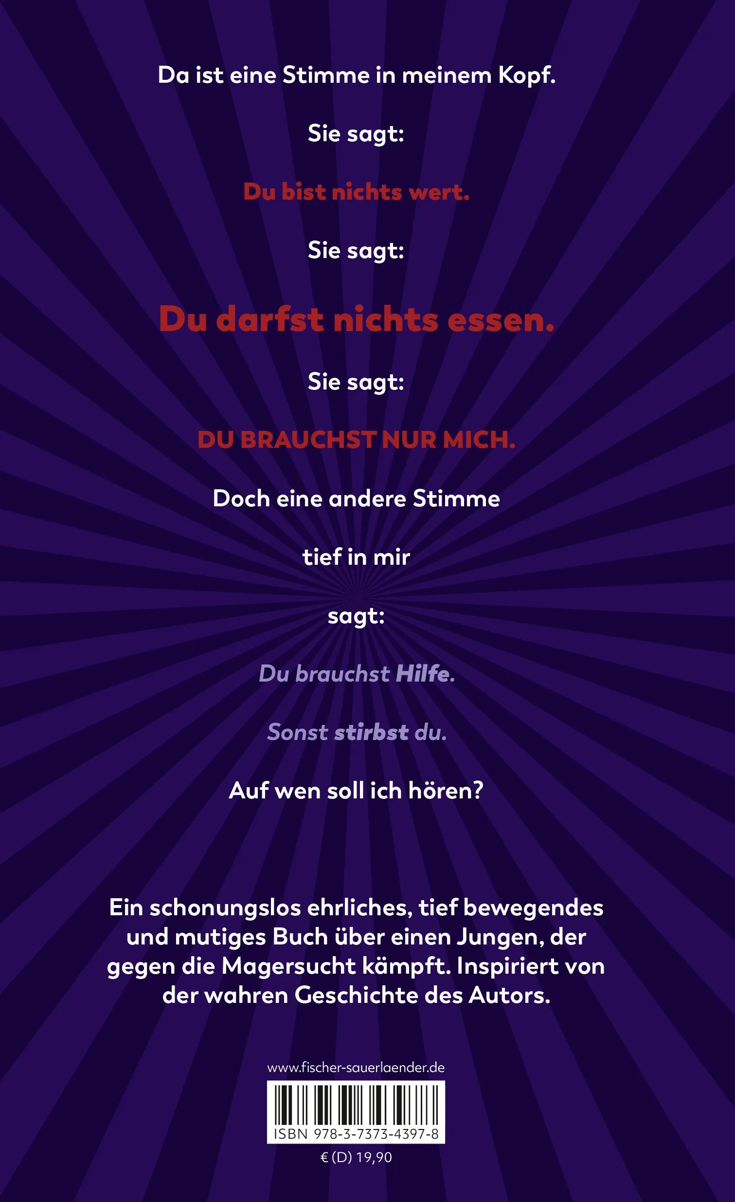 Rückseite: Louder Than Hunger (Hardcover)