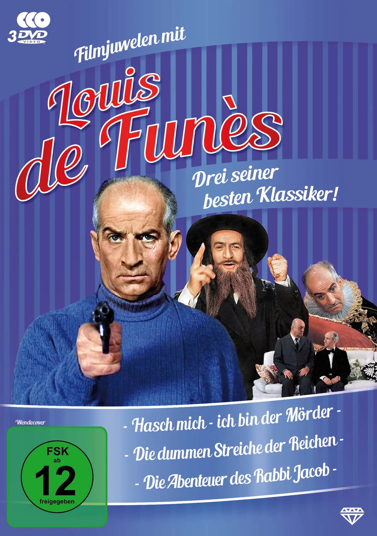 DVD-Cover: Louis de Funès Box. Regie: Jean Girault