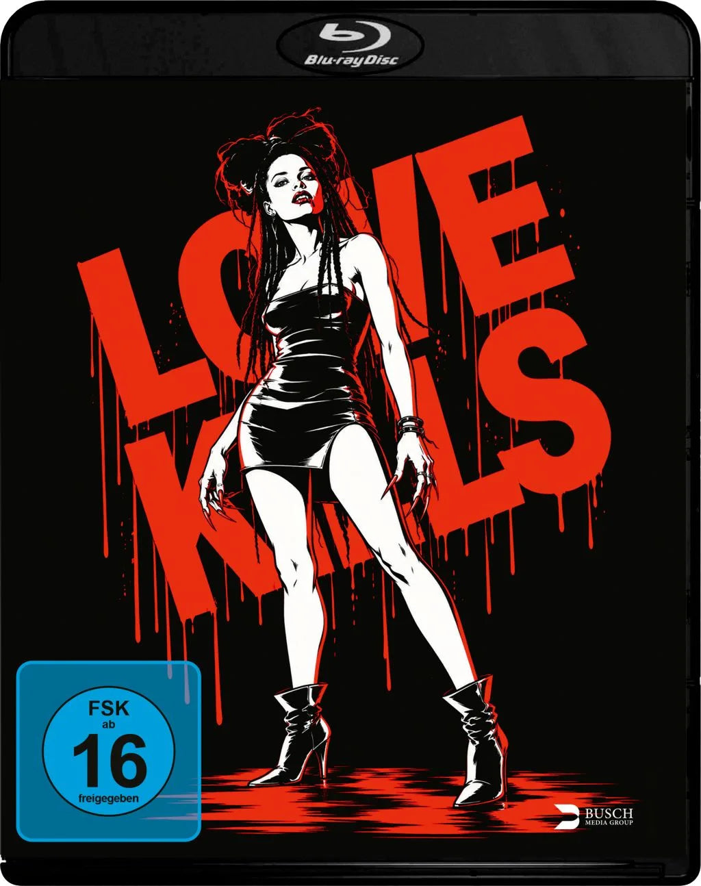 Blu-ray-Cover: Love Kills. Regie: Luiza Shelling Tubaldini