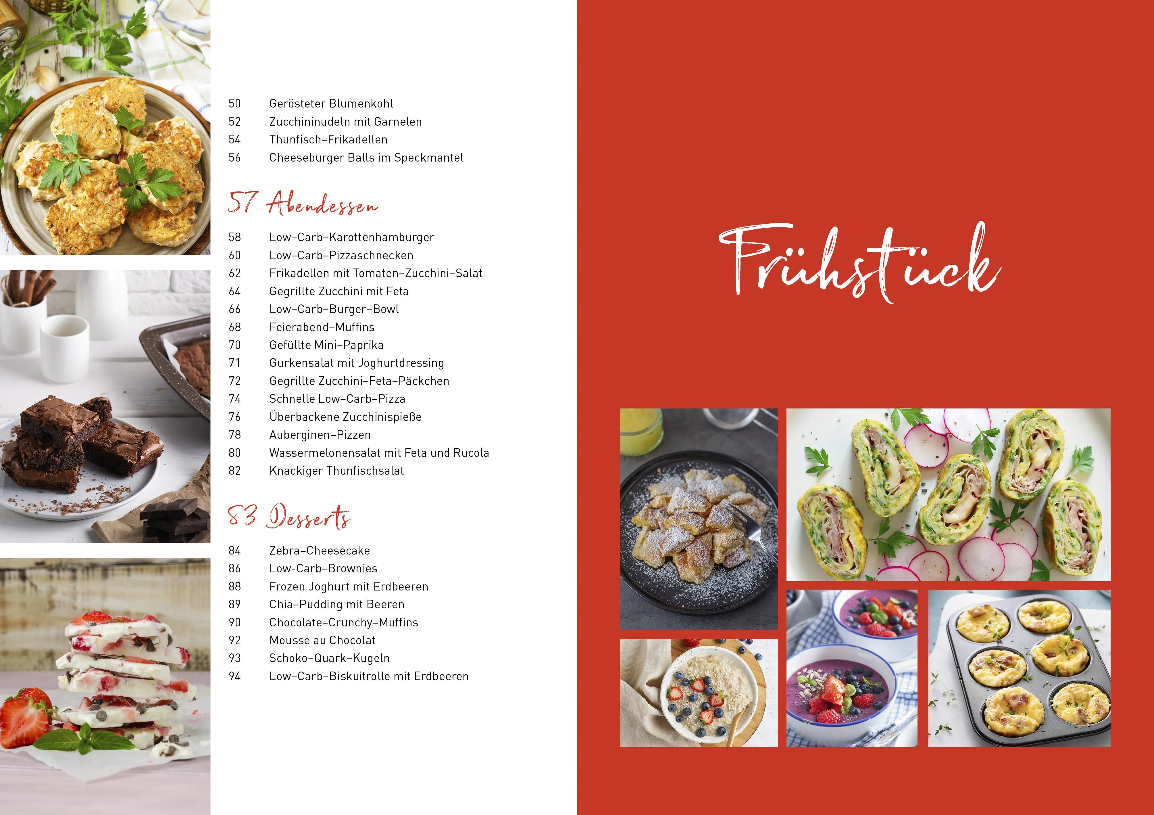 Innenansicht von 'Low Carb – Low Budget' - Taschenbuch