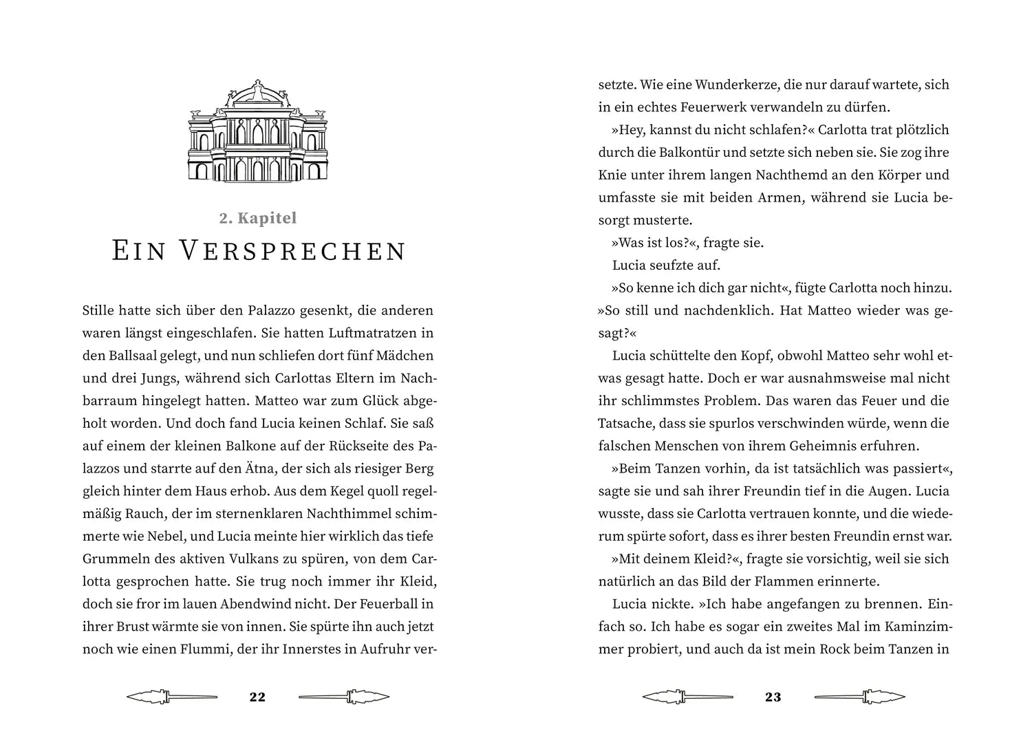 Detailansicht: Lucia 1. Flüsterin der Flammen (Hardcover)