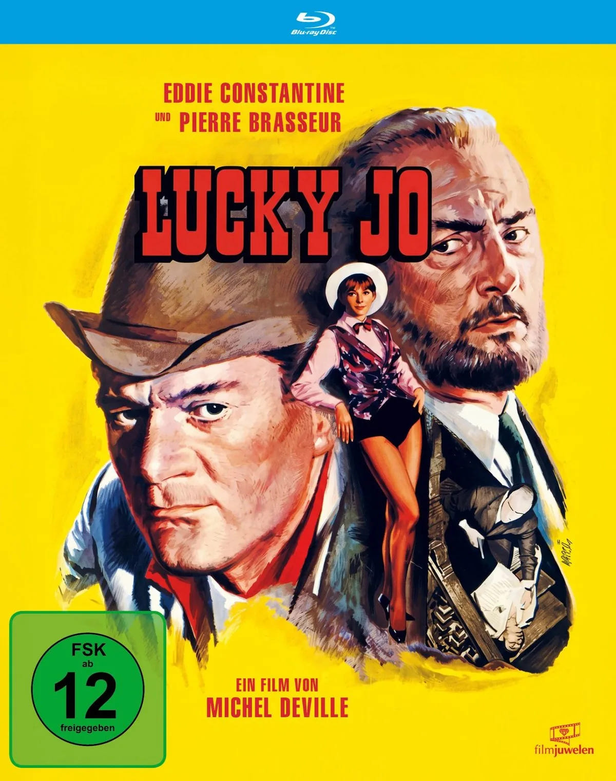 Blu-ray-Cover: Lucky Jo (Eddie Constantine / Jacques Roitfeld P. Regie: Michel Deville