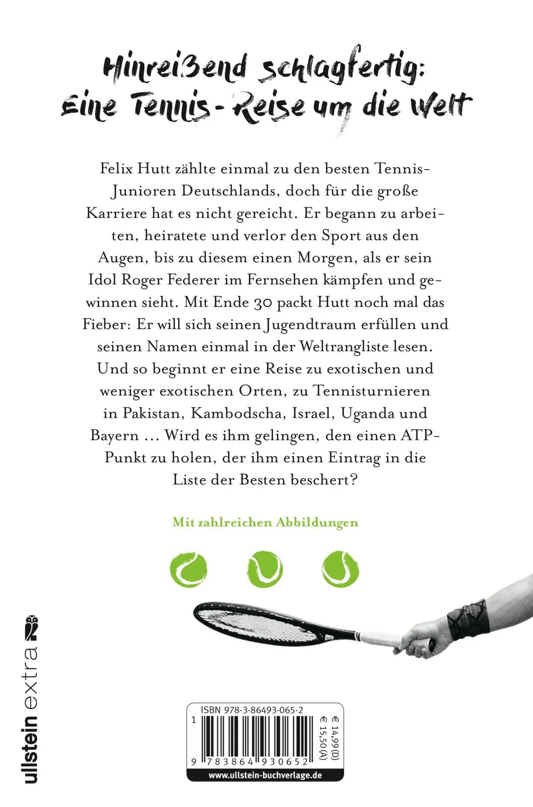 Buchrückseite von 'Lucky Loser' mit Klappentext - Paperback