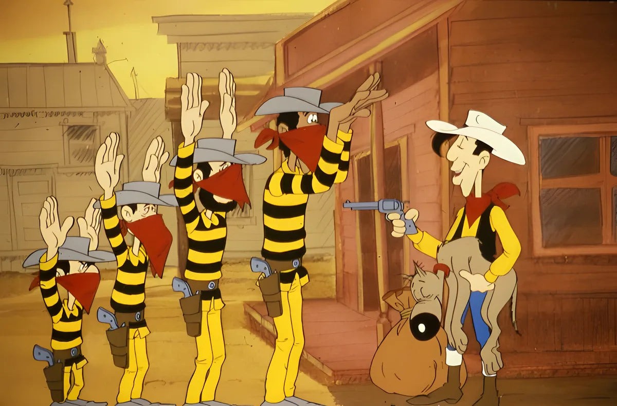 Filmszene 2 aus Lucky Luke: Die große Spielfilm-Collection – Blu-ray. Regie: René Goscinny