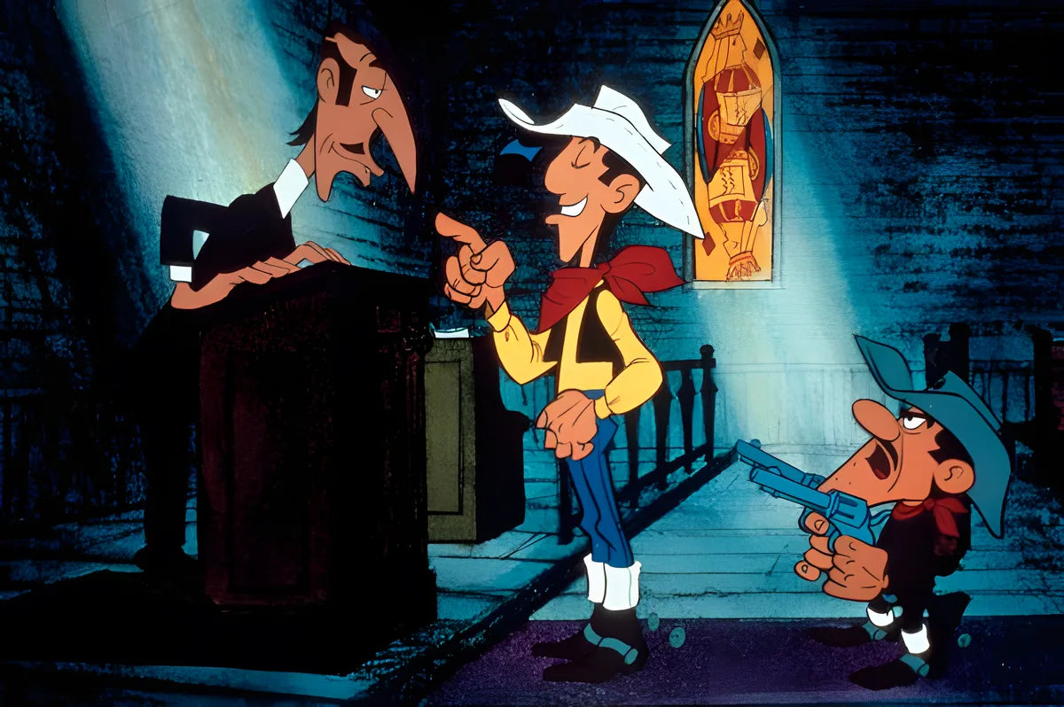 Filmszene 3 aus Lucky Luke: Die große Spielfilm-Collection – DVD. Regie: René Goscinny