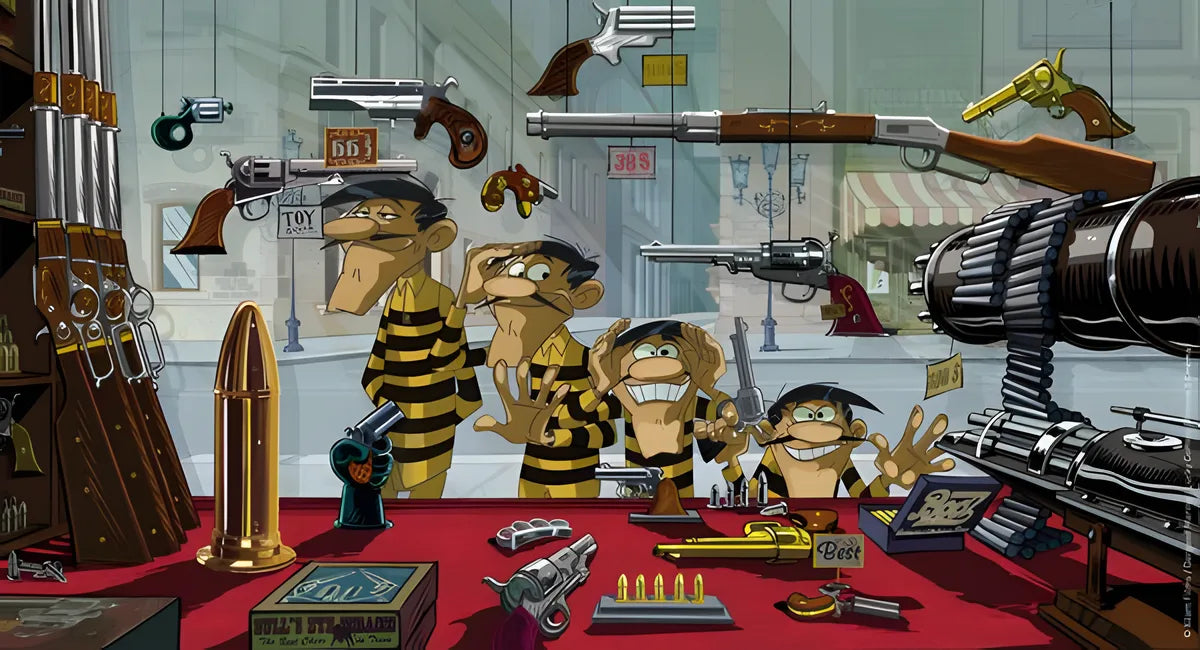 Filmszene 4 aus Lucky Luke: Die große Spielfilm-Collection – DVD. Regie: René Goscinny