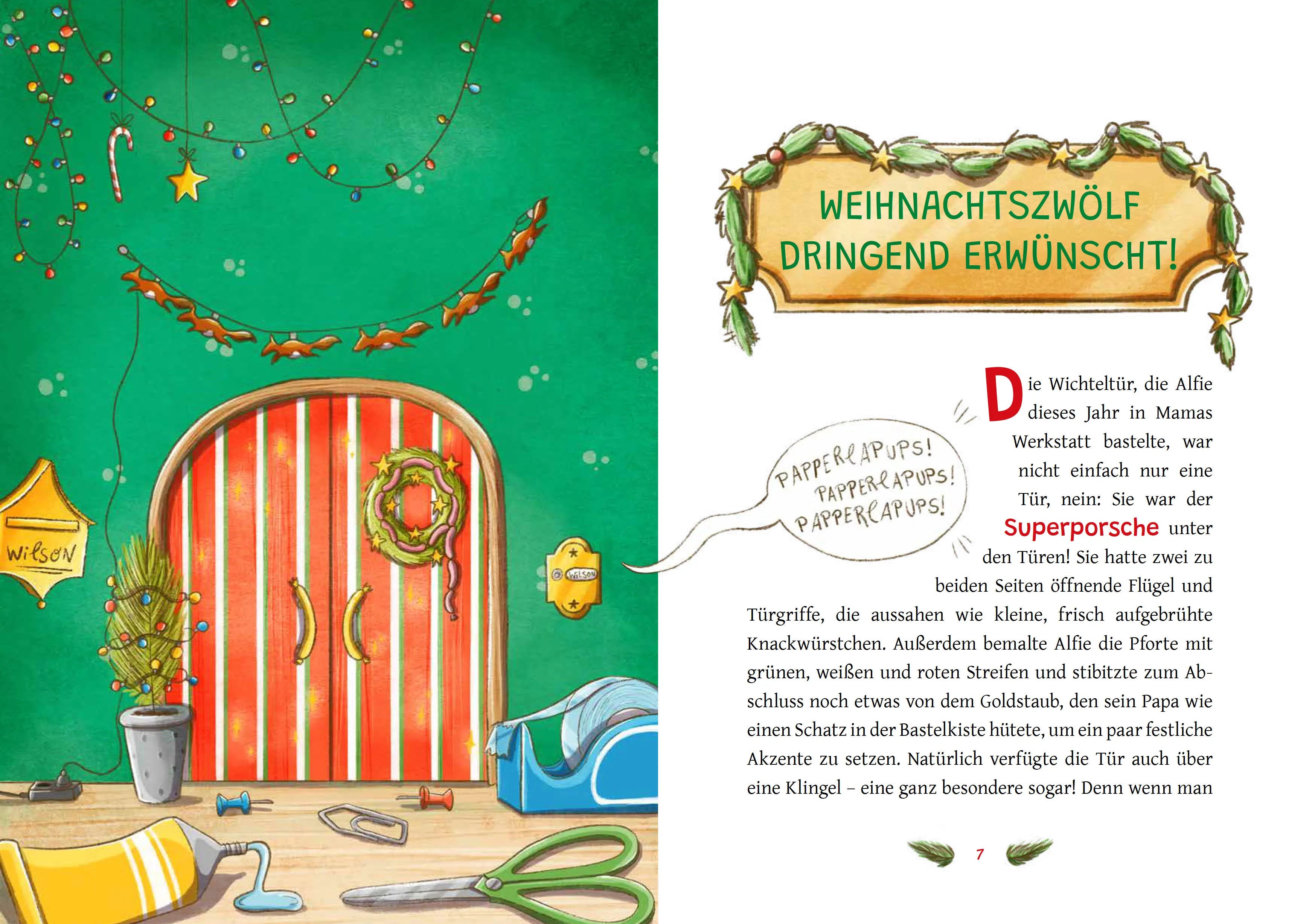 Produktansicht: Der Weihnachtszwölf - Durch die Wichteltür ins Abenteuer (Gebundene Ausgabe)