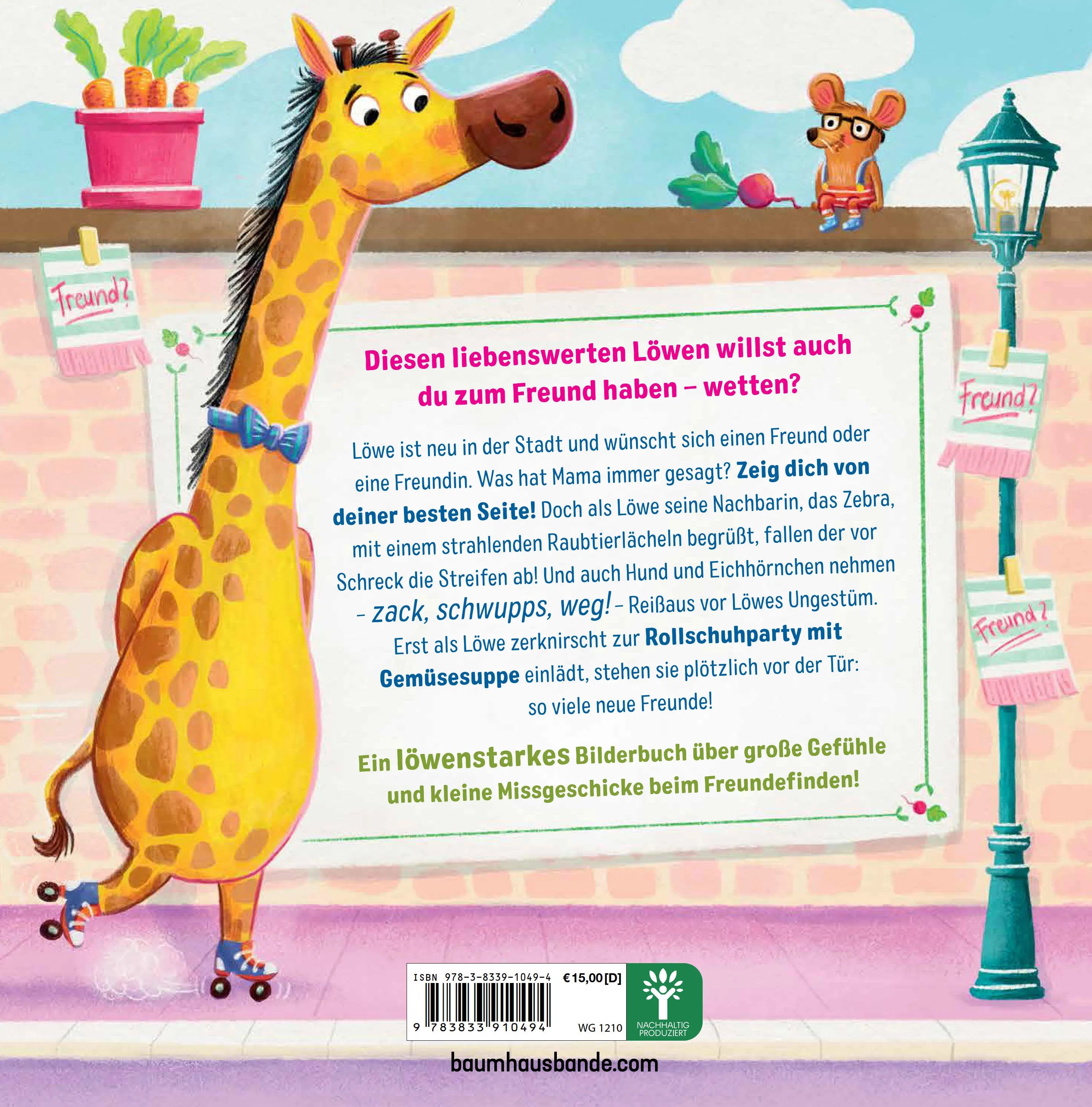 Produktansicht: Löwe sucht einen Freund - oder: Ich hab dich zum Fressen gern (Gebundene Ausgabe)