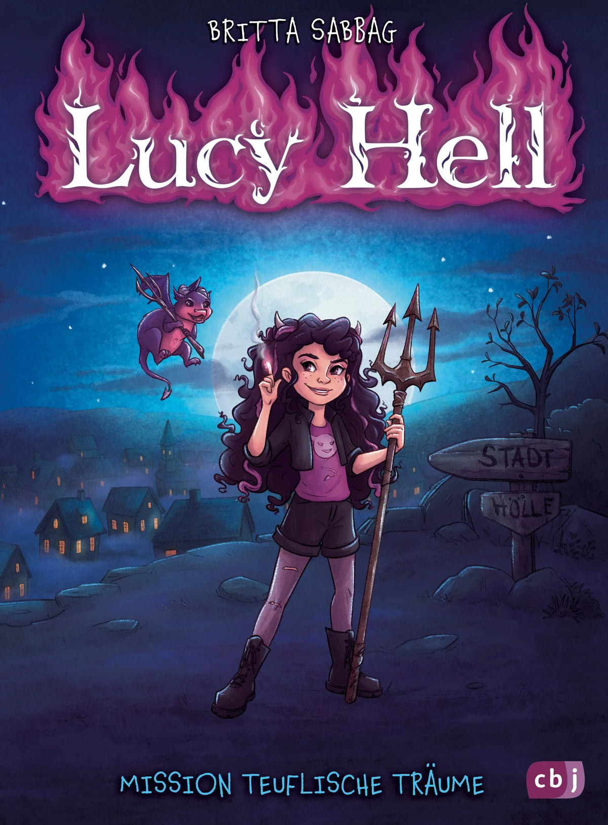 Cover: Lucy Hell – Mission Teuflische Träume (Hardcover) von Britta Sabbag