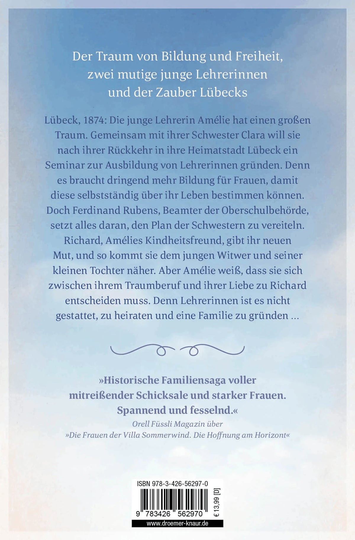 Rückseite: Lübecks Töchter. Der Traum von Bildung und Freiheit (Taschenbuch)