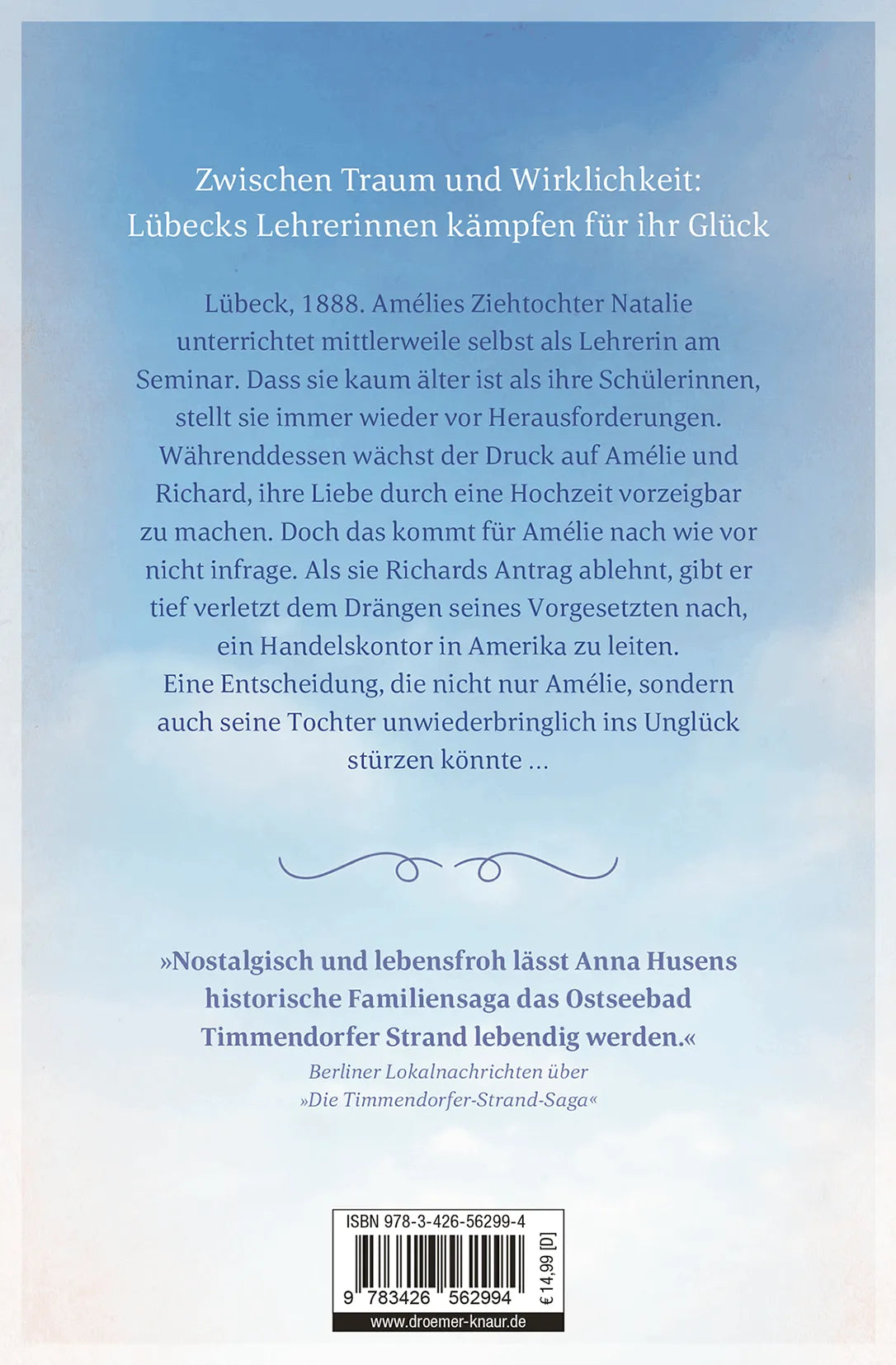 Rückseite: Lübecks Töchter. Der Traum von Liebe und Gemeinschaft (Taschenbuch)