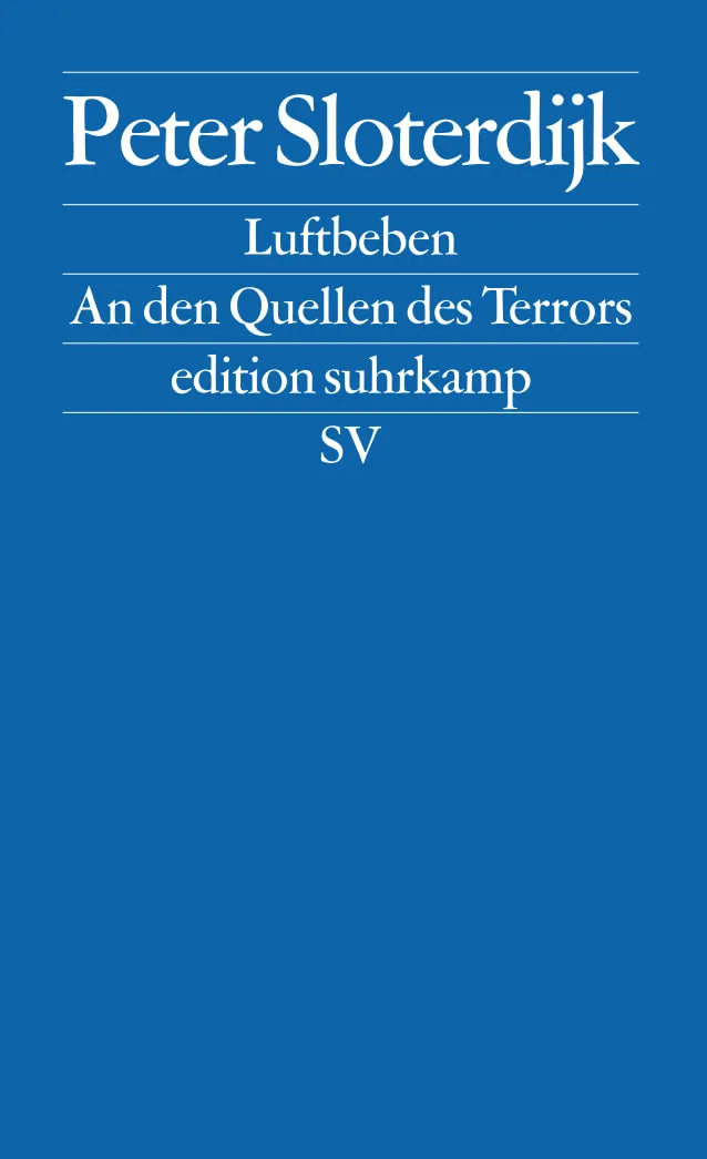 Buchcover von 'Luftbeben' - Taschenbuch von Peter Sloterdijk