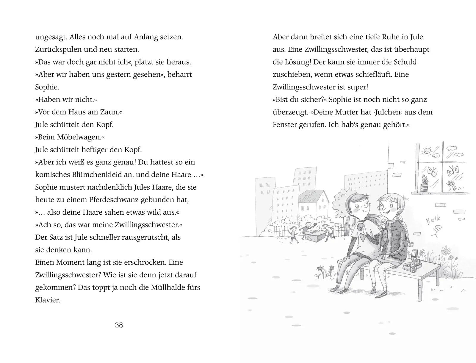 Produktansicht: Wie Jule einen Zwilling erfand und ihn nicht mehr loswurde (Gebundene Ausgabe)