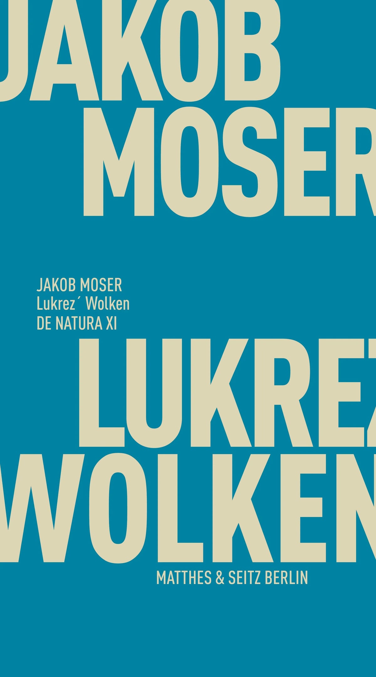 Cover: Lukrez' Wolken (E-Book) von Jakob Moser