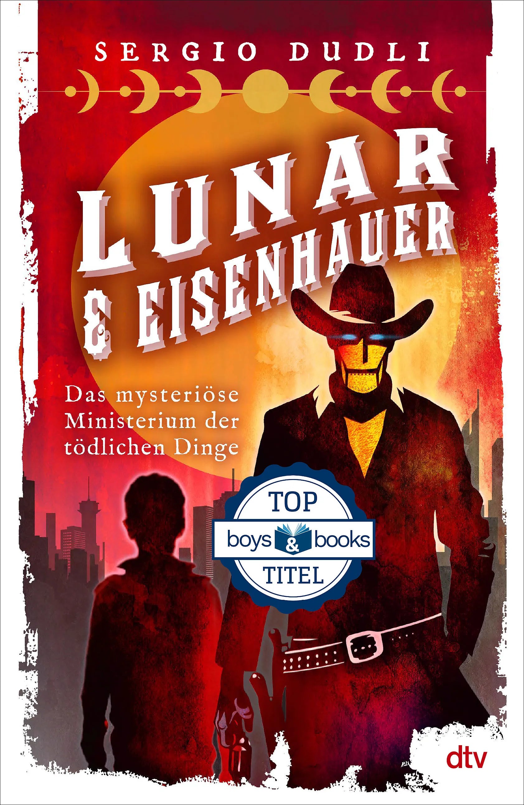 Buchcover von 'Lunar & Eisenhauer – Das mysteriöse Ministerium der tödlichen Dinge' - Gebundene Ausgabe von Sergio Dudli