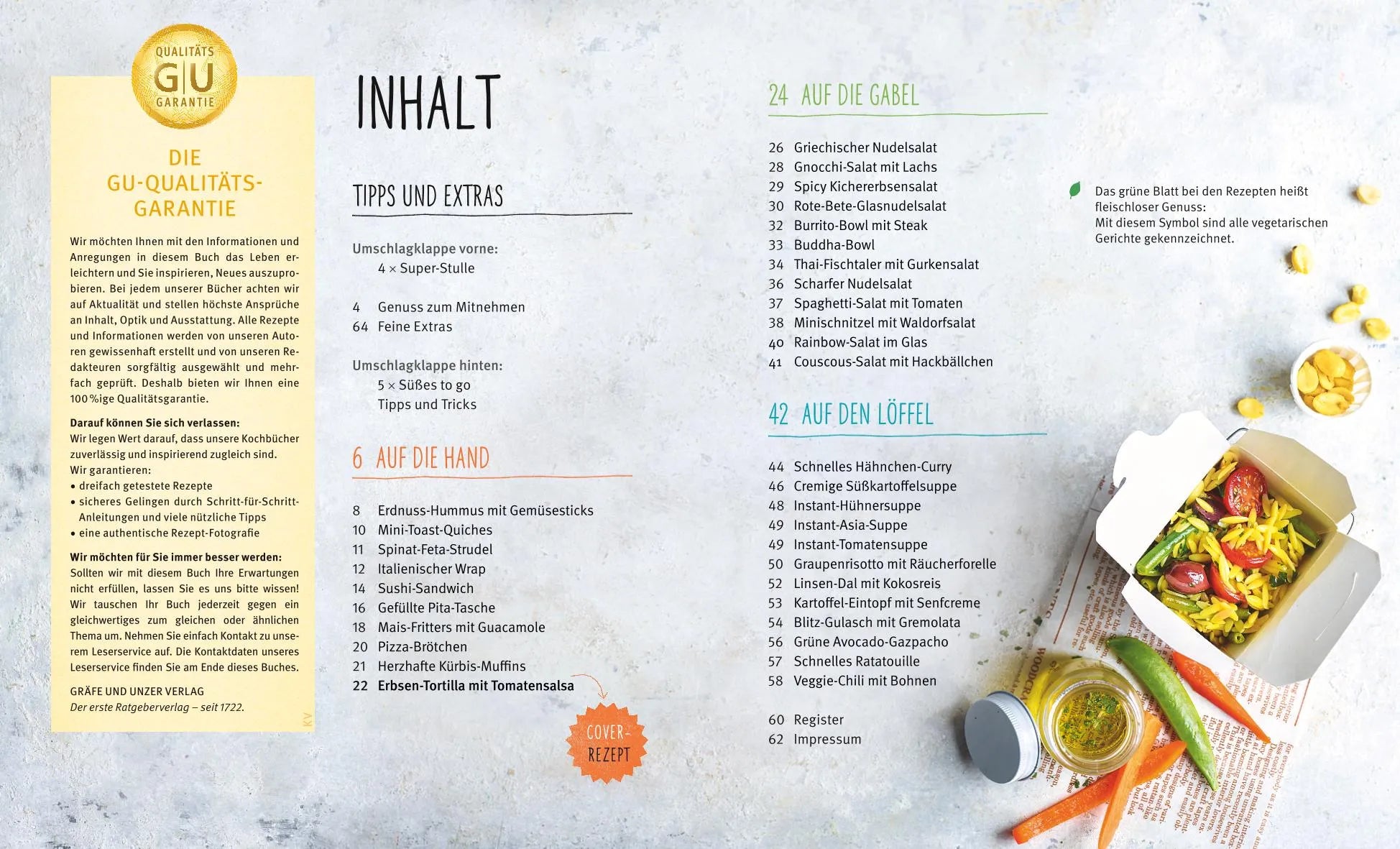 Innenansicht von 'Lunch to go' - Taschenbuch