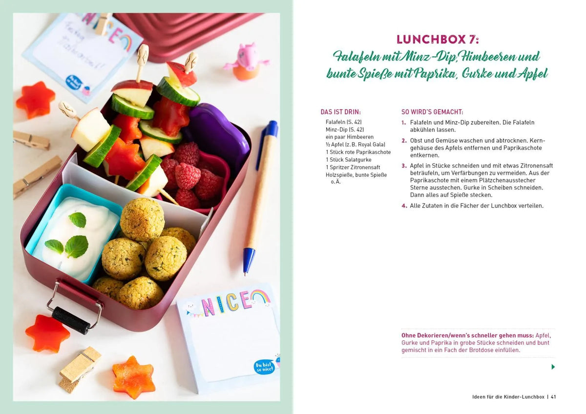 Detailansicht: Lunchbox für Kinder (Taschenbuch)