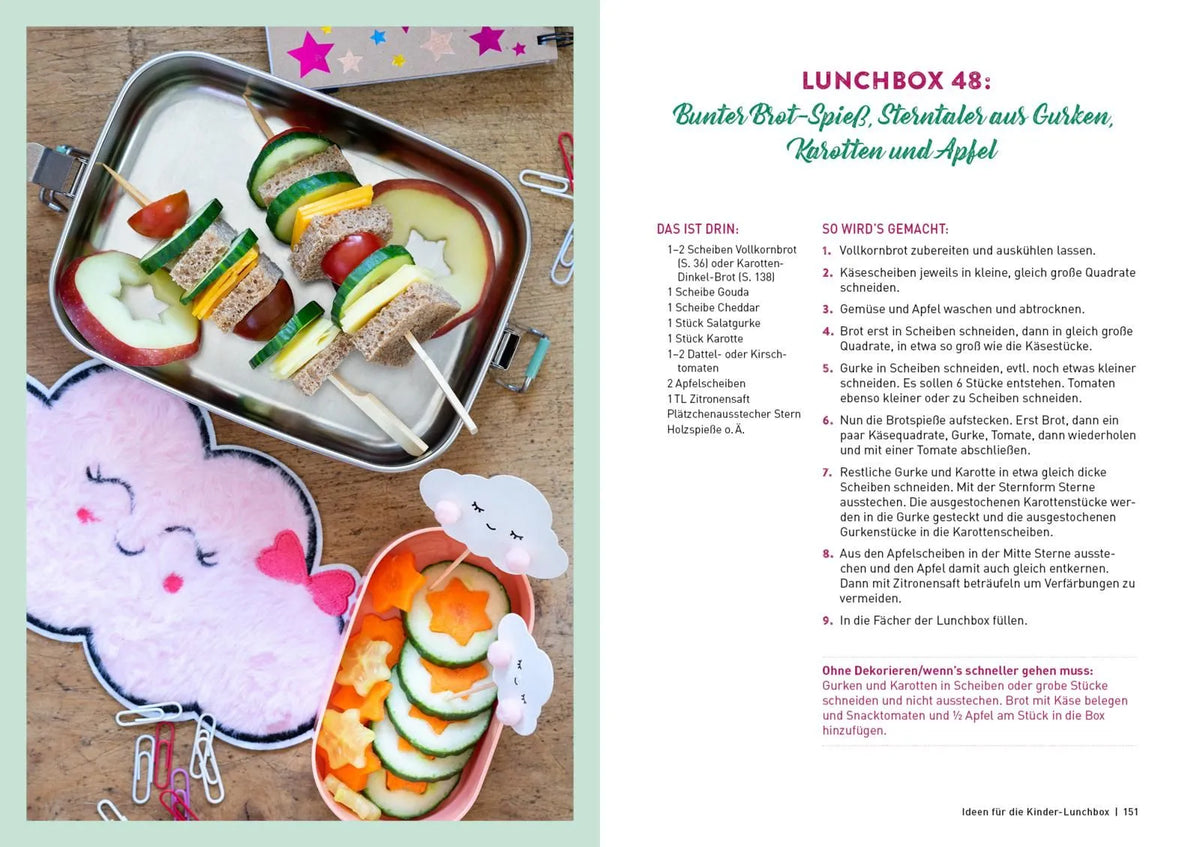 Detailansicht: Lunchbox für Kinder (Taschenbuch)