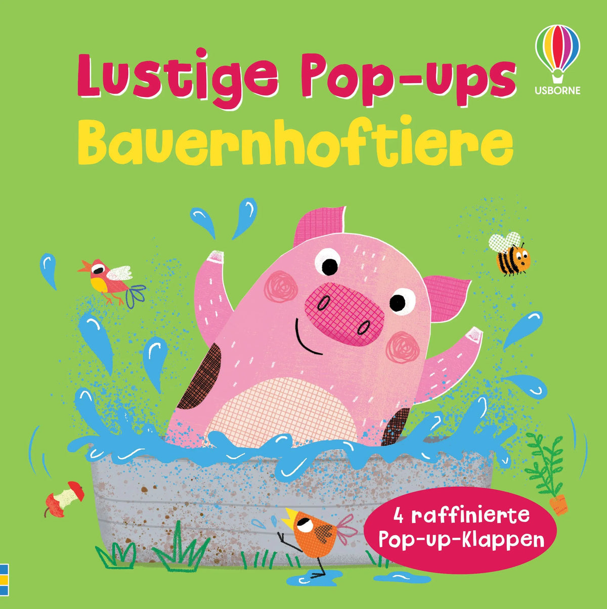 Cover: Lustige Pop-ups: Bauernhoftiere (Hardcover) von Anna Milbourne