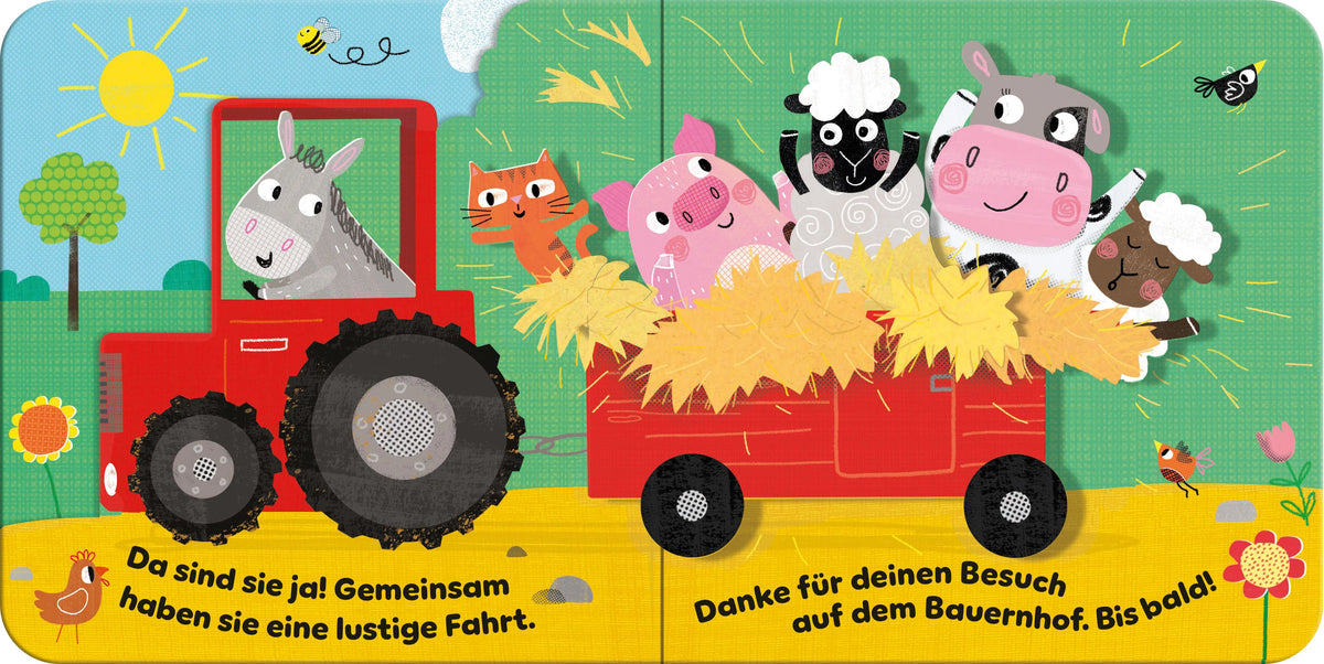 Detailansicht: Lustige Pop-ups: Bauernhoftiere (Hardcover)