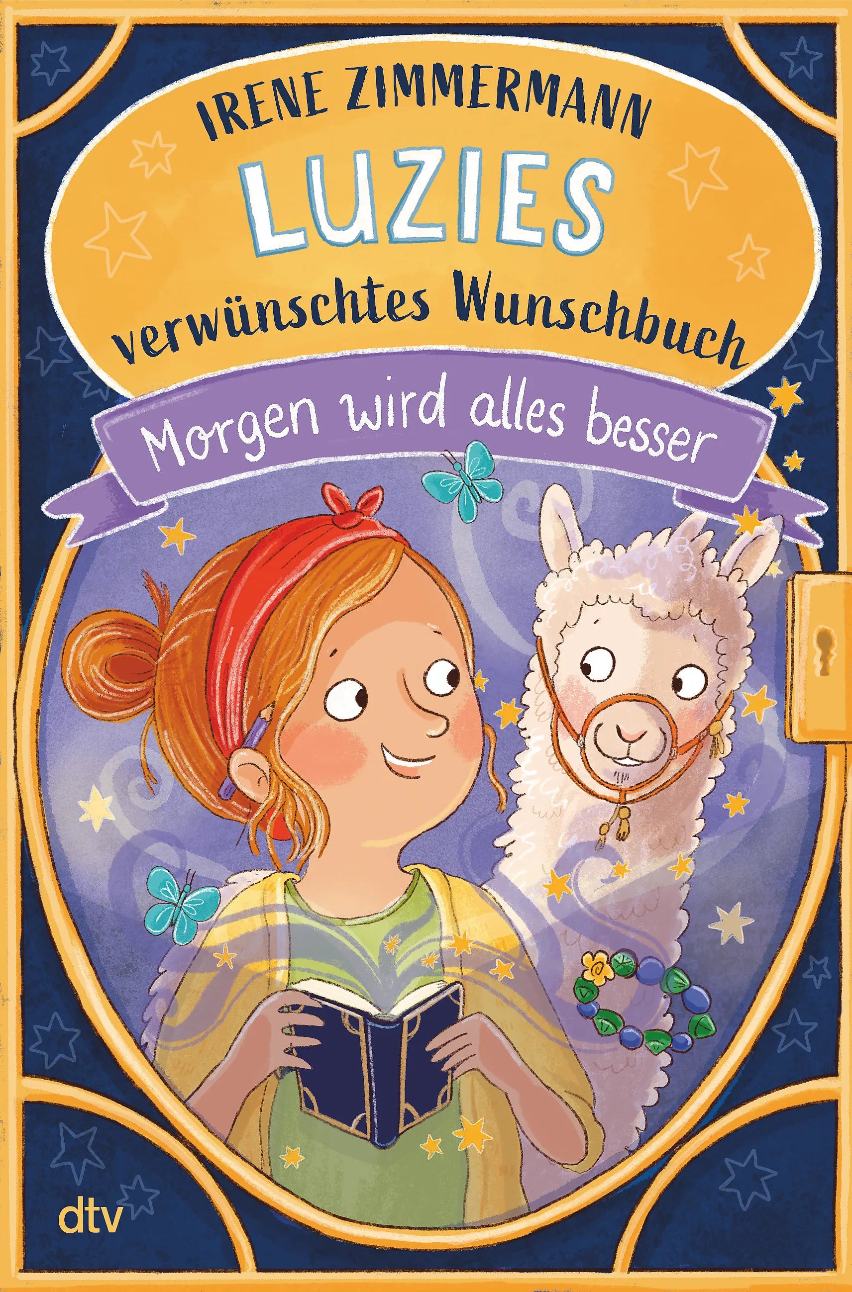 Buchcover von 'Luzies verwünschtes Wunschbuch – Morgen wird alles besser' - Gebundene Ausgabe von Irene Zimmermann