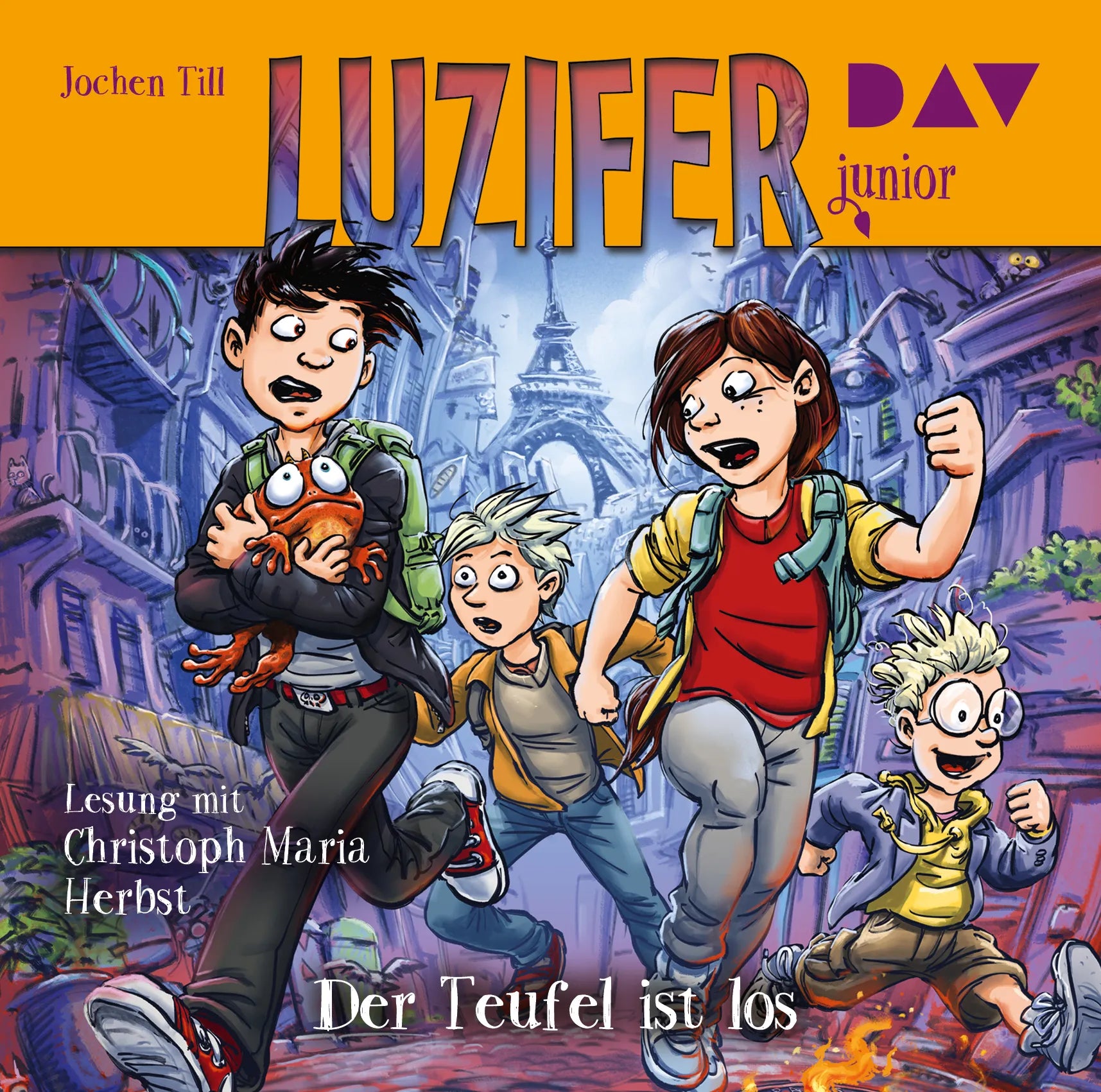 Buchcover von 'Luzifer junior – Teil 4: Der Teufel ist los' - Hörbuch (CD) von Jochen Till