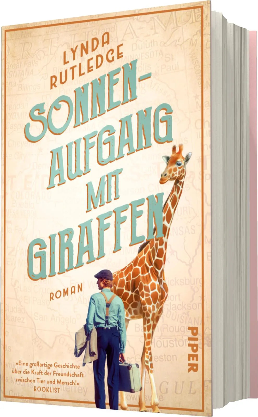 Produktansicht: Sonnenaufgang mit Giraffen (Gebundene Ausgabe)