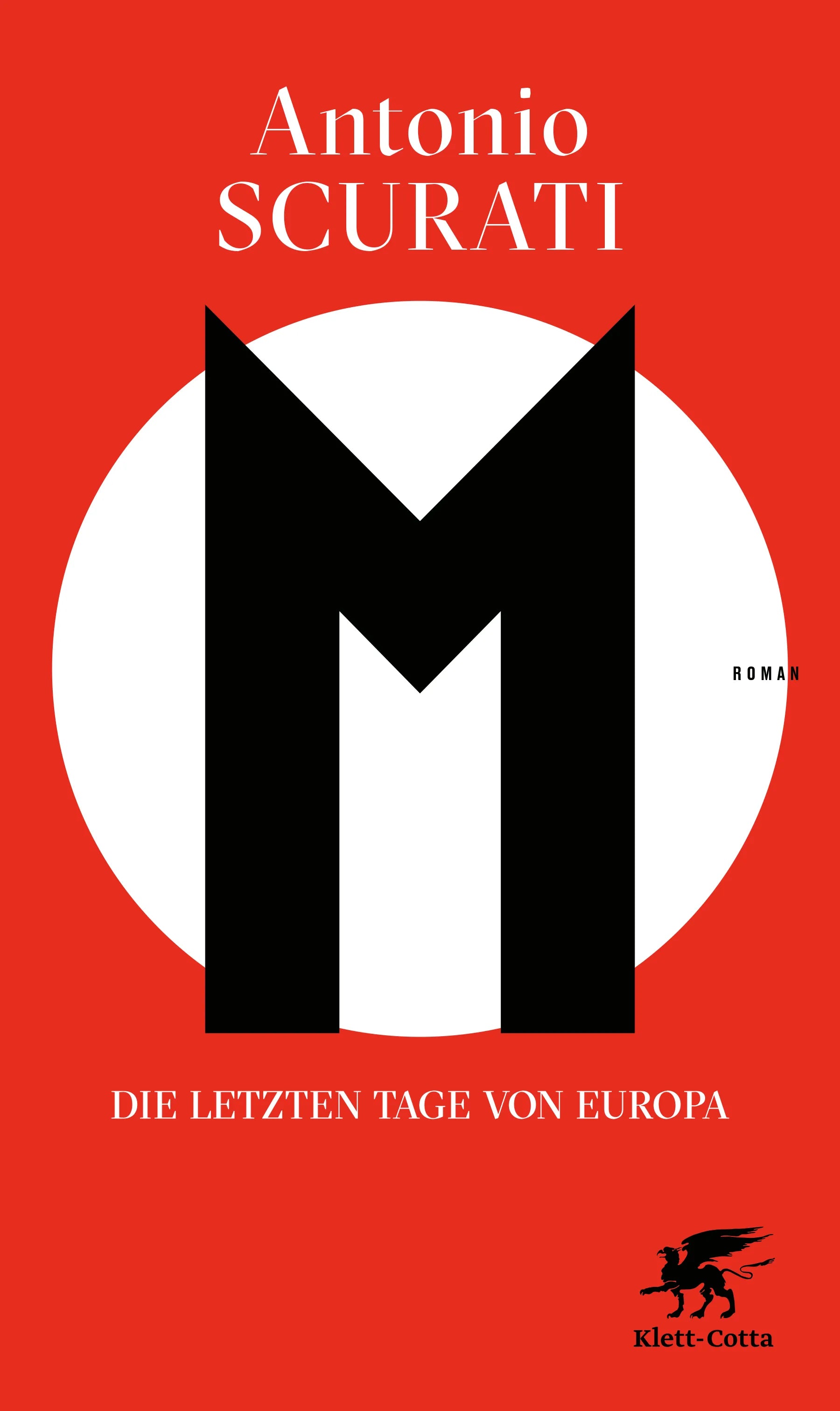Buchcover von 'M. Die letzten Tage von Europa' - Gebundene Ausgabe von Antonio Scurati