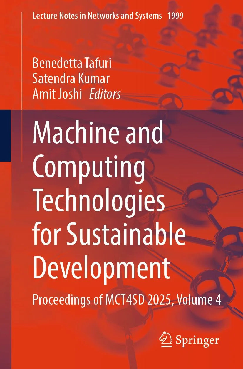 Cover: Machine and Computing Technologies for Sustainable Development (E-Book) von Benedetta Tafuri