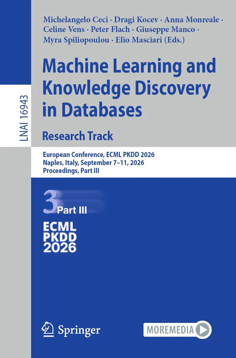 Cover: Machine Learning and Knowledge Discovery in Databases. Research Track (E-Book) von Michelangelo Ceci