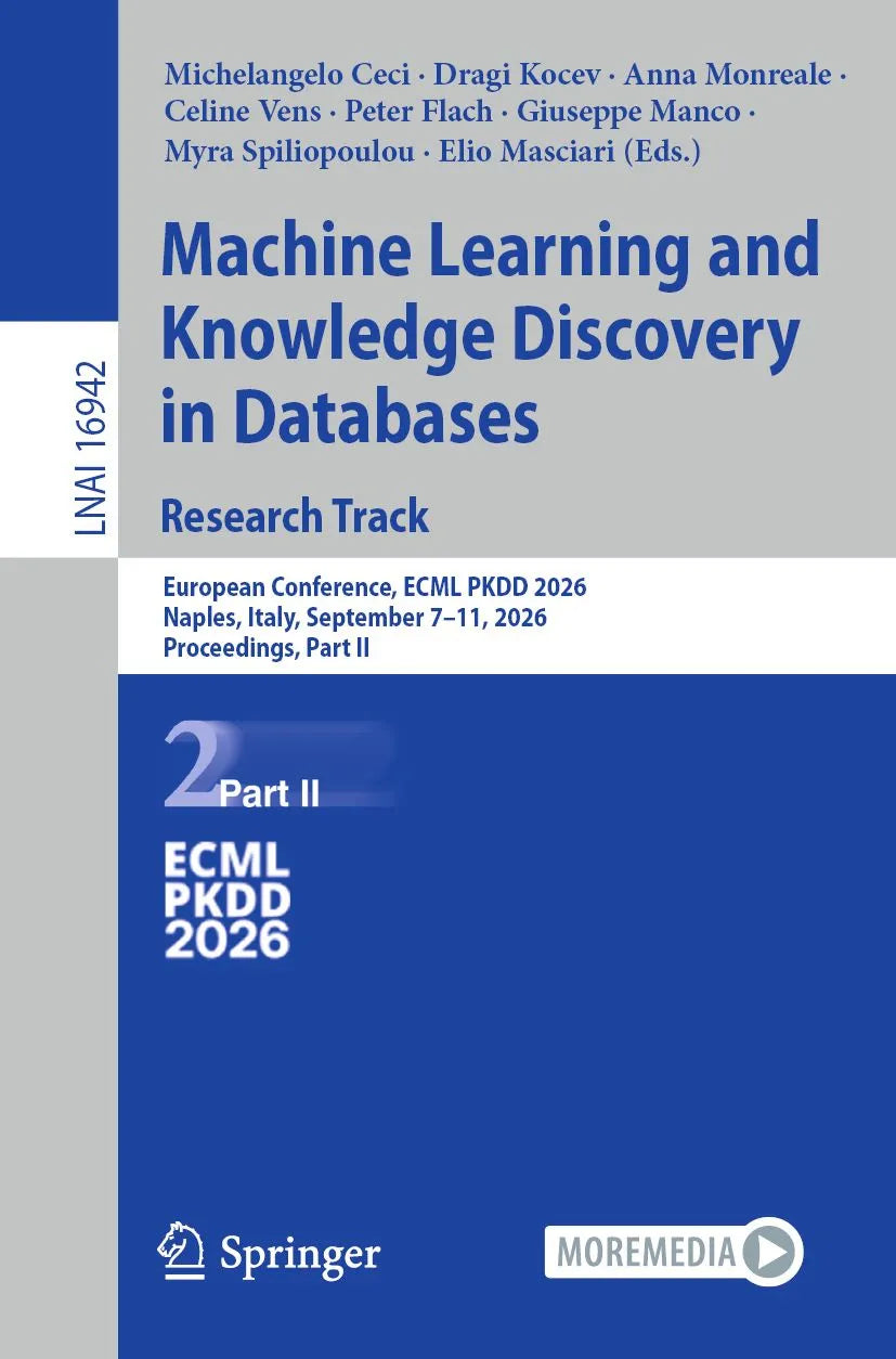 Cover: Machine Learning and Knowledge Discovery in Databases. Research Track (E-Book) von Michelangelo Ceci