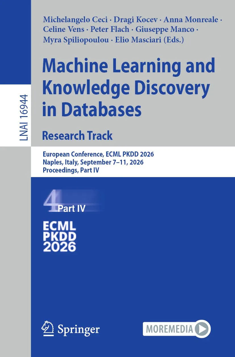 Cover: Machine Learning and Knowledge Discovery in Databases. Research Track (E-Book) von Michelangelo Ceci