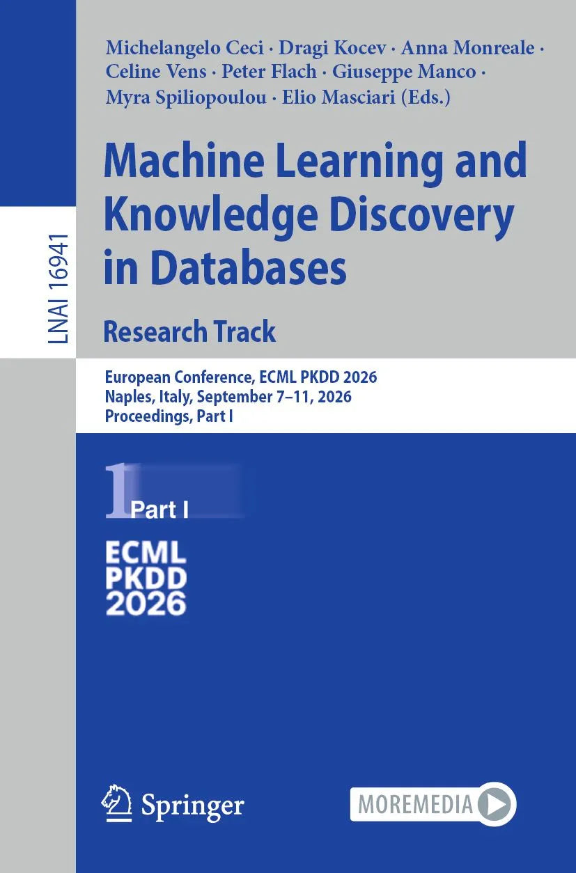 Cover: Machine Learning and Knowledge Discovery in Databases. Research Track (E-Book) von Michelangelo Ceci