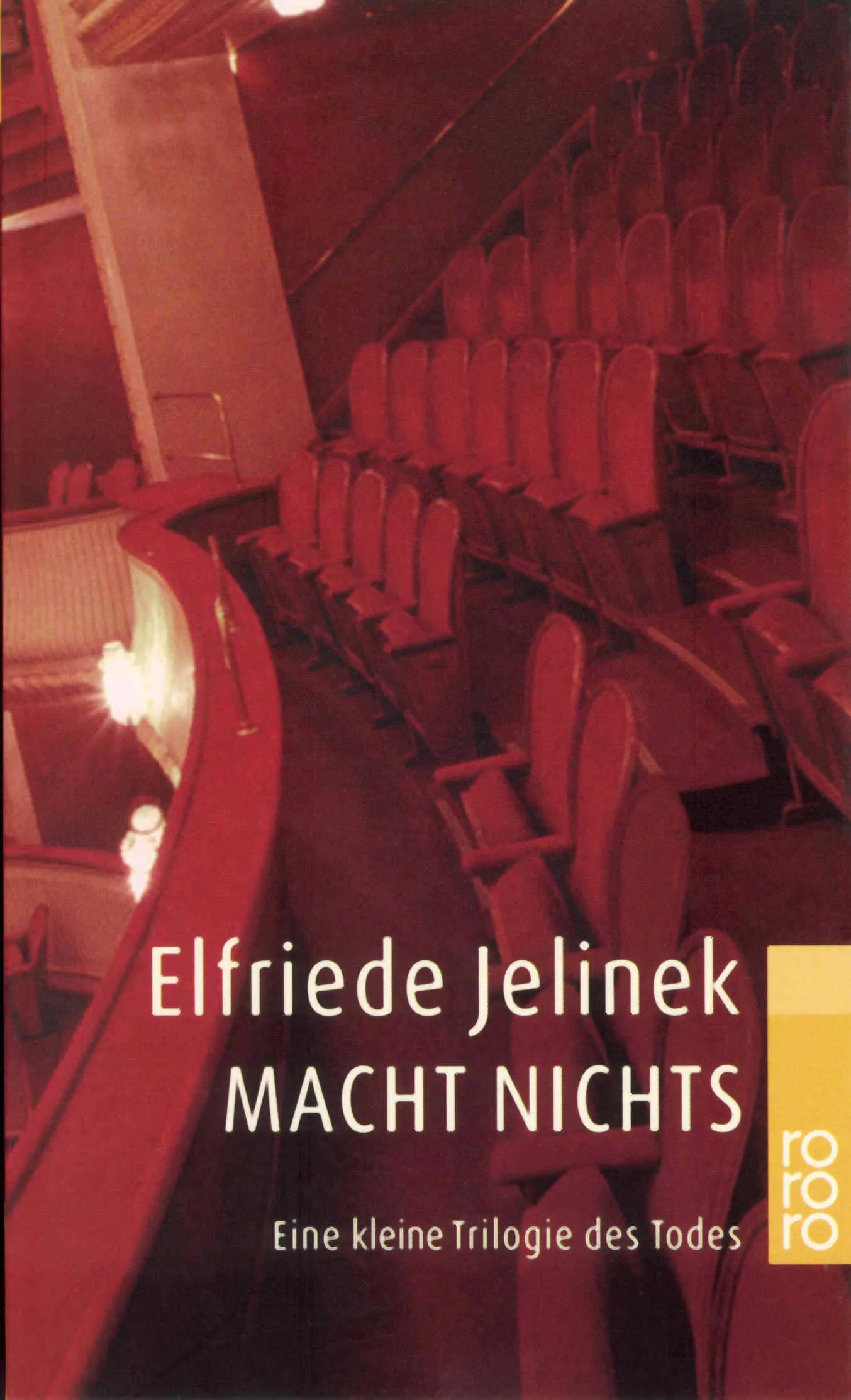 Buchcover von 'Macht nichts' - Taschenbuch von Elfriede Jelinek
