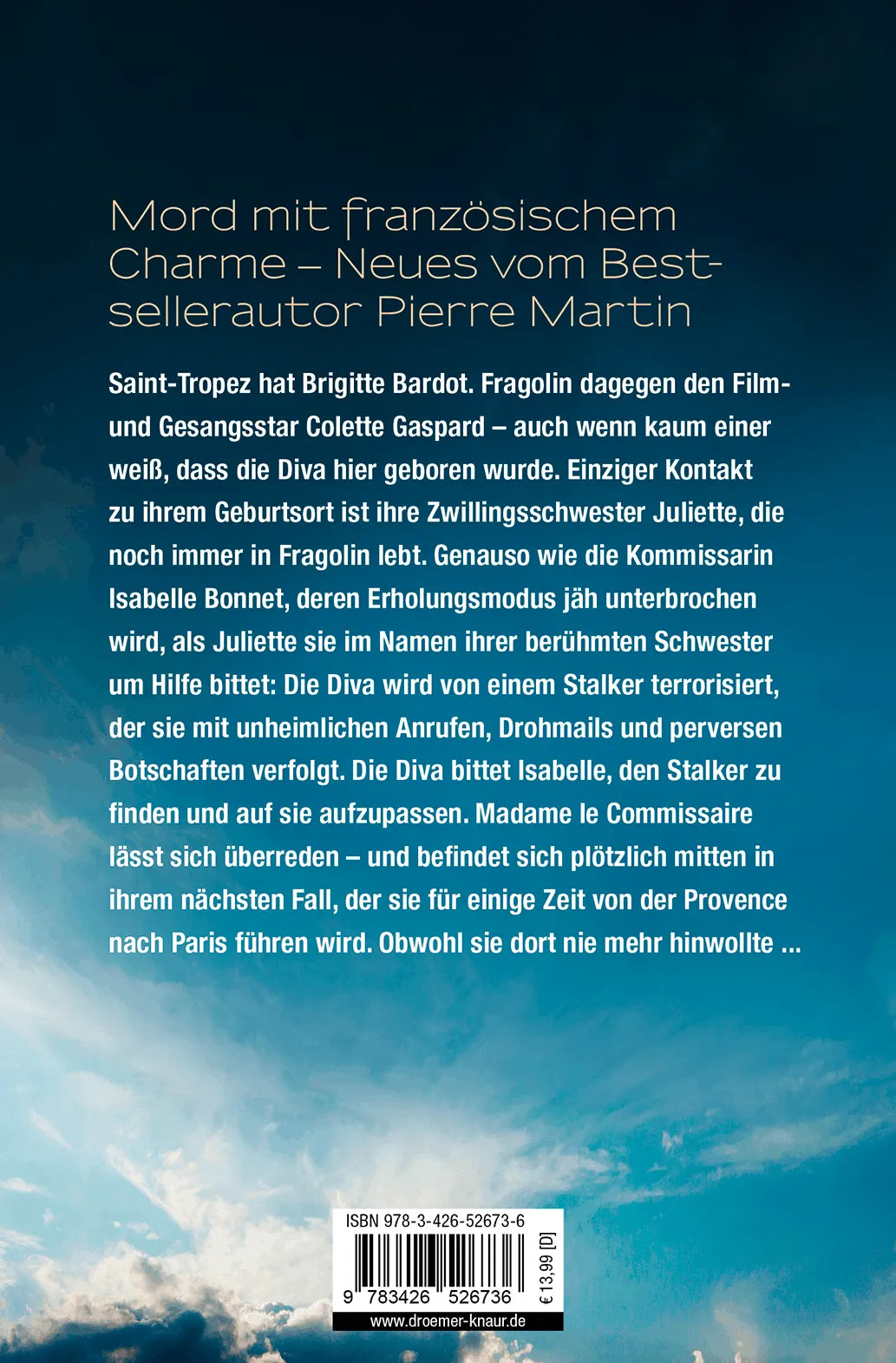 Rückseite: Madame le Commissaire und die panische Diva (Taschenbuch)