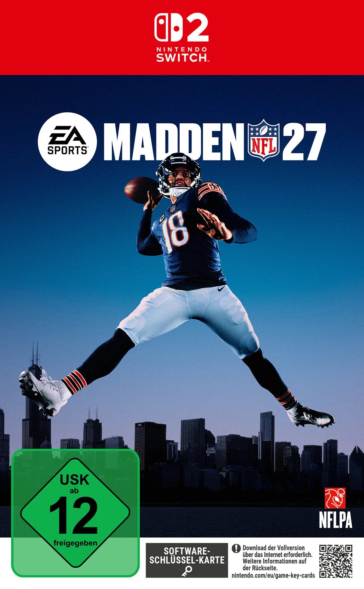 Cover: Madden NFL 27 für Nintendo Switch 2. Publisher: Electronic Arts GmbH