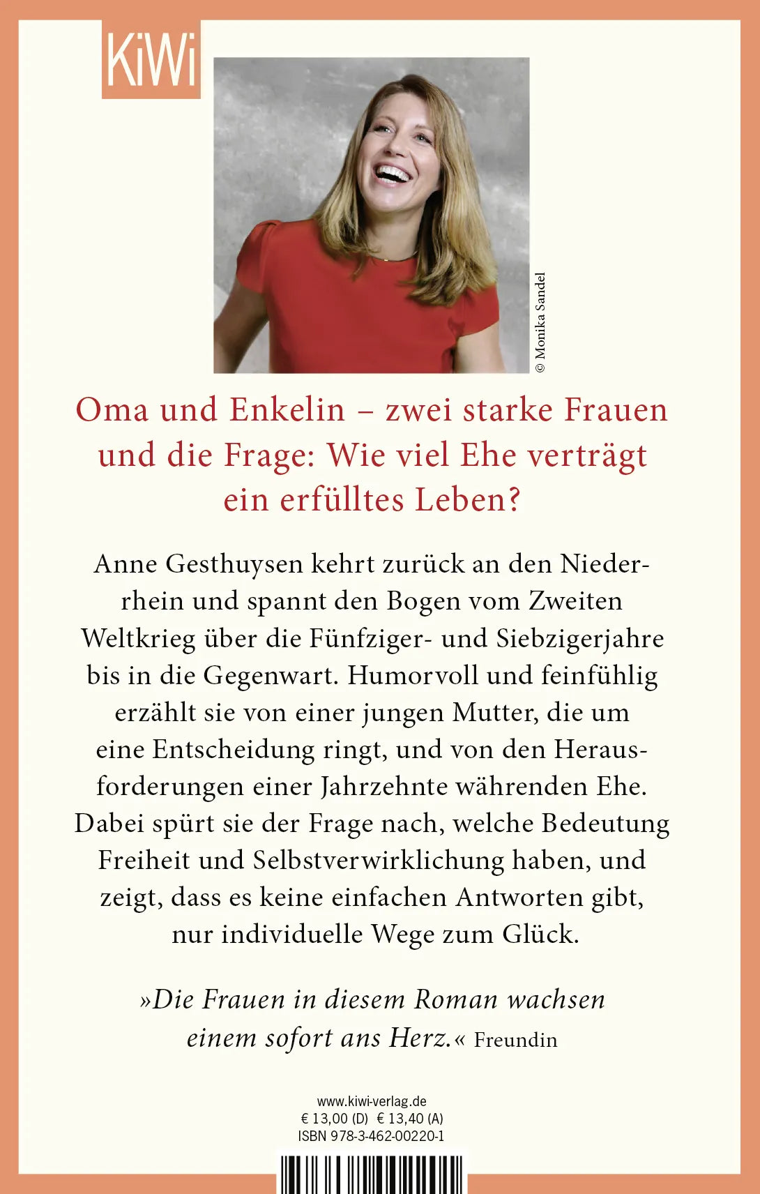 Buchrückseite von 'Mädelsabend' mit Klappentext - Gebundene Ausgabe
