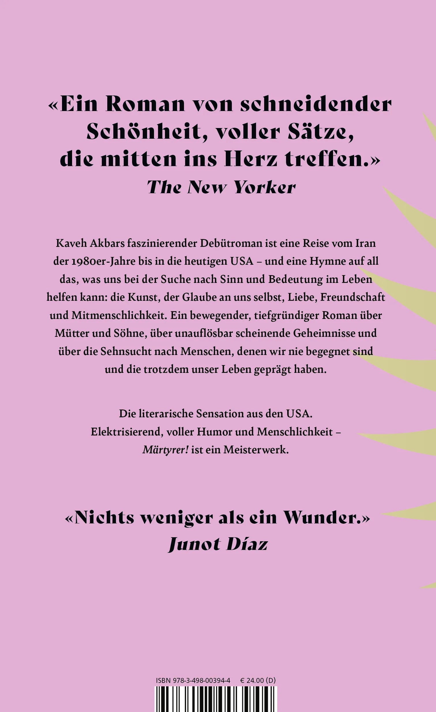 Rückseite: Märtyrer! (Hardcover)