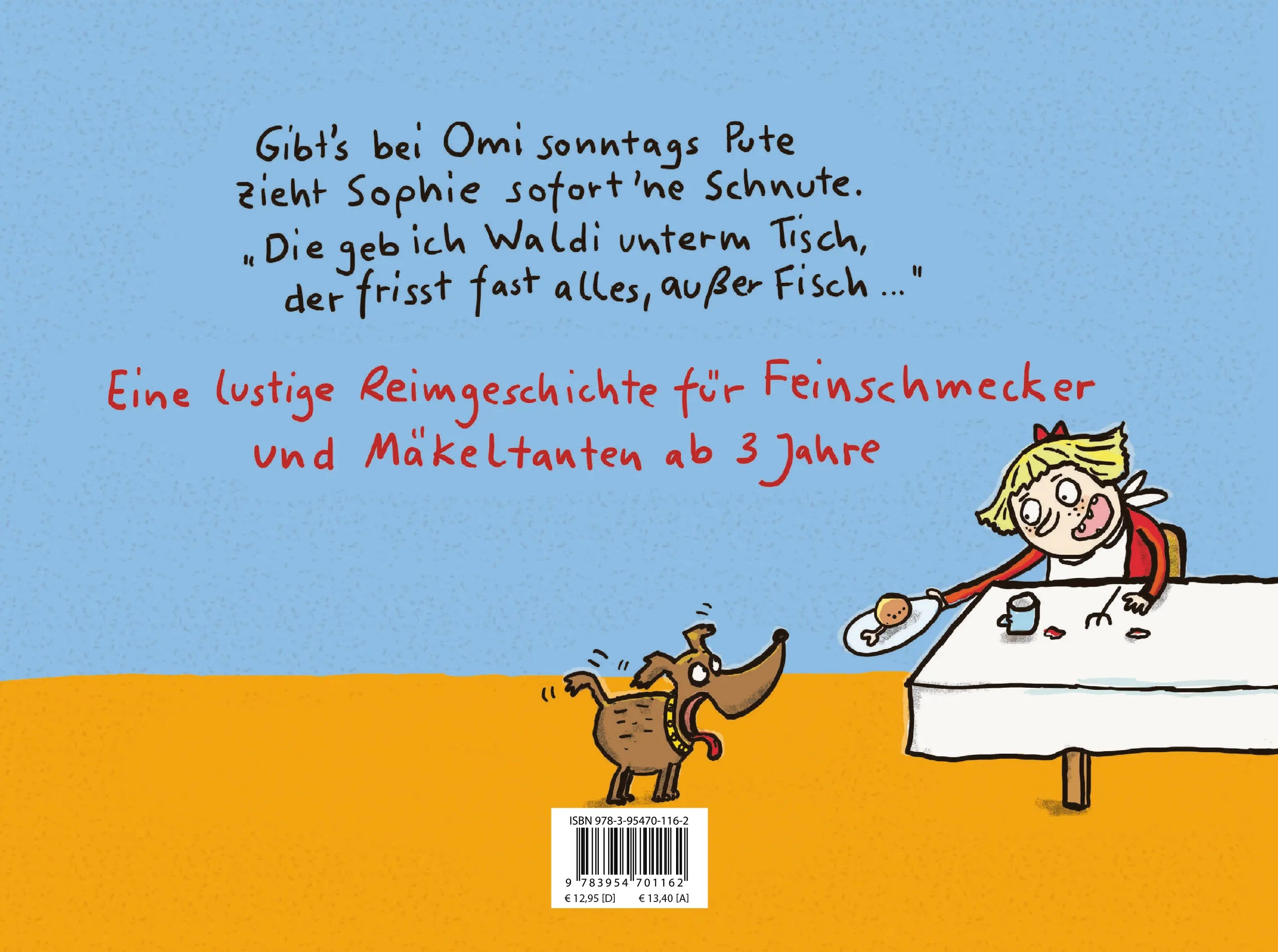 Buchrückseite von 'Mag ich! Gar nicht!' mit Klappentext - Gebundene Ausgabe