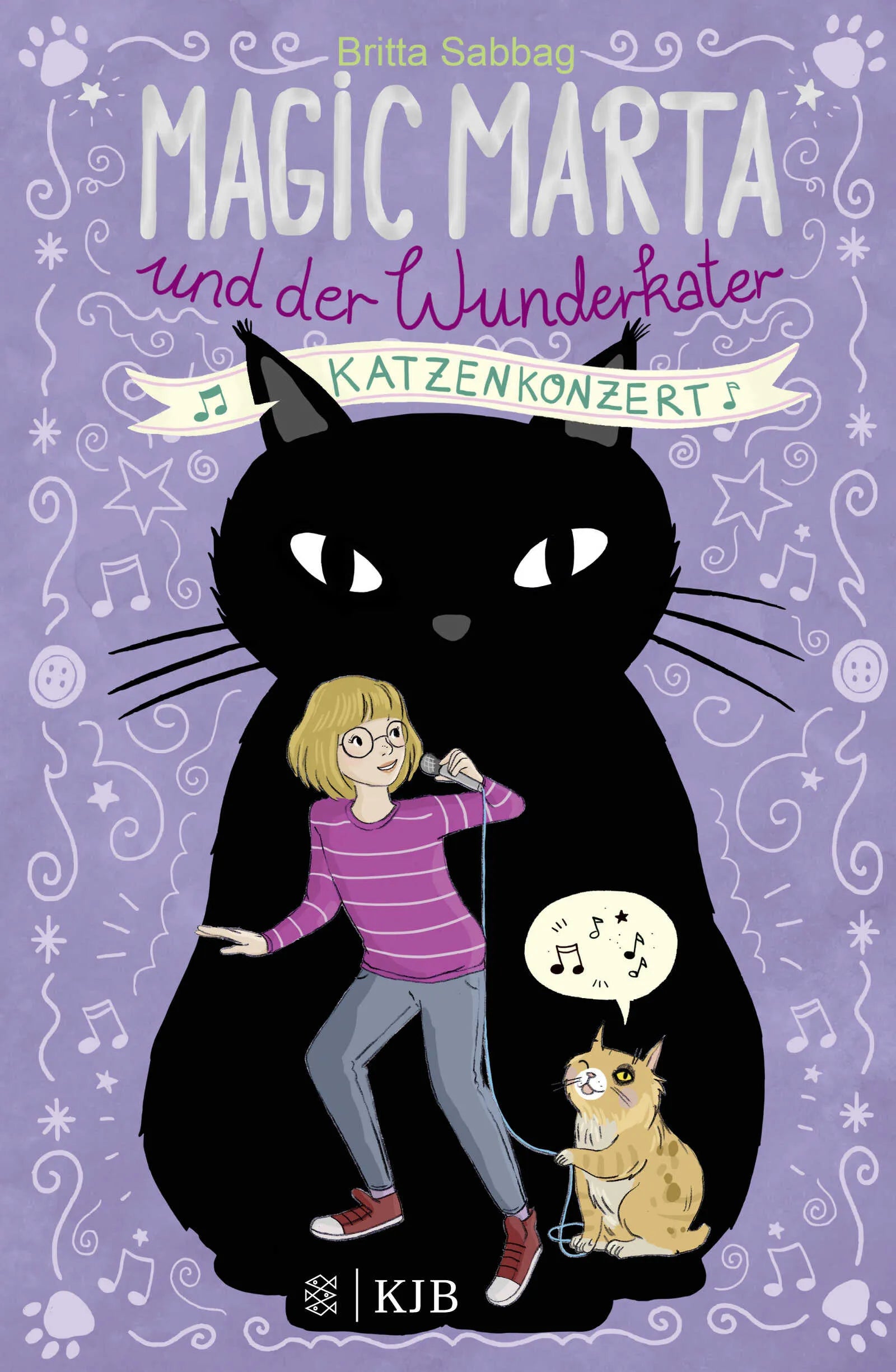 Buchcover von 'Magic Marta und der Wunderkater – Katzenkonzert' - Gebundene Ausgabe von Britta Sabbag