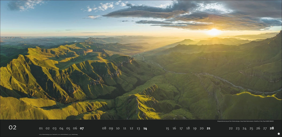 Magic Moments Panoramakalender 2027 – Ansicht