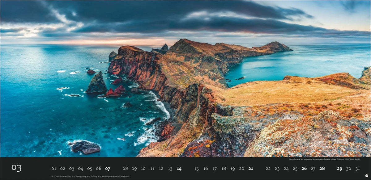 Magic Moments Panoramakalender 2027 – Ansicht