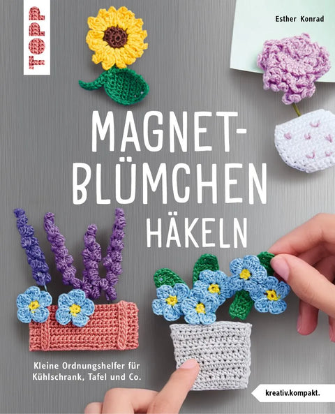 Magnet-Blümchen häkeln