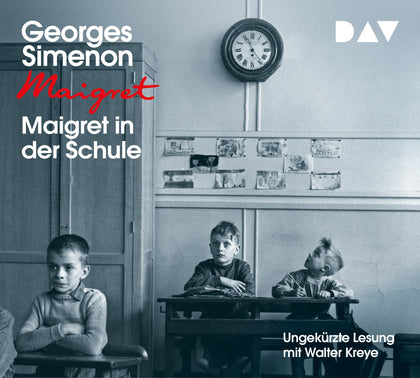 Buchcover von 'Maigret in der Schule' - Hörbuch (CD) von Georges Simenon