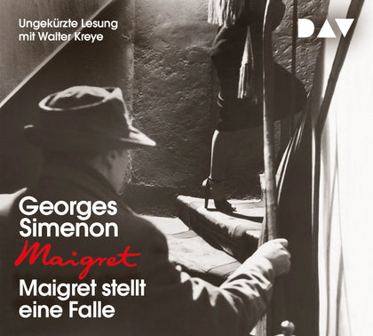 Buchcover von 'Maigret stellt eine Falle' - Hörbuch (CD) von Georges Simenon