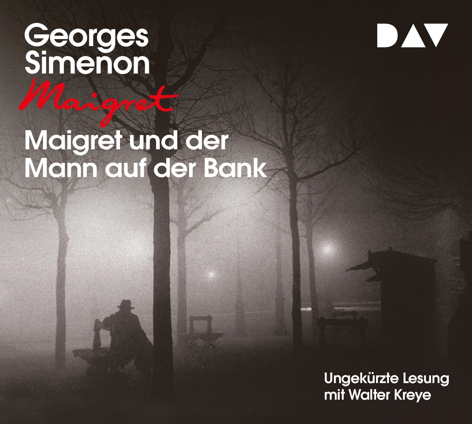 Buchcover von 'Maigret und der Mann auf der Bank' - Hörbuch (CD) von Georges Simenon