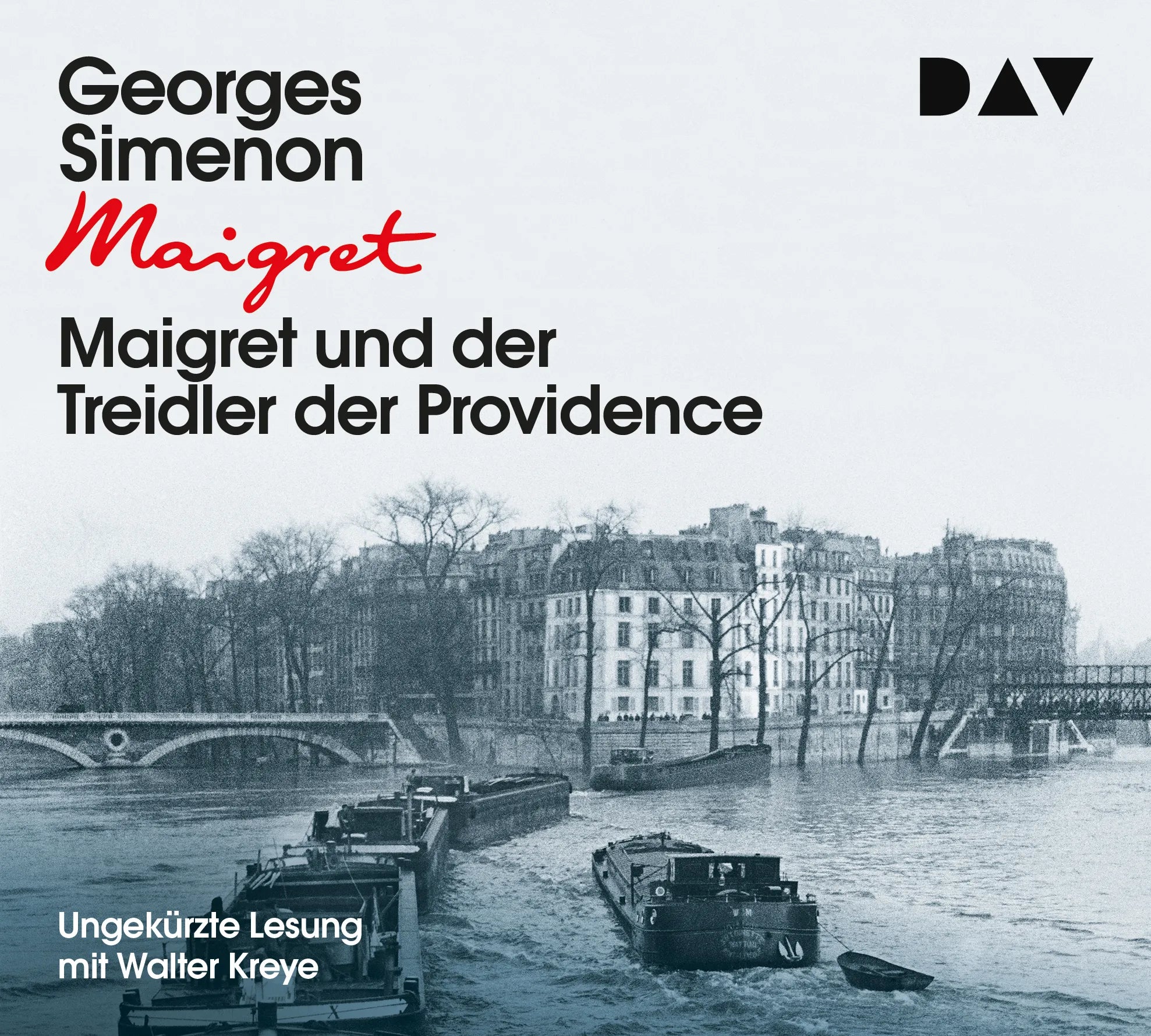 Buchcover von 'Maigret und der Treidler der Providence' - Hörbuch (CD) von Georges Simenon