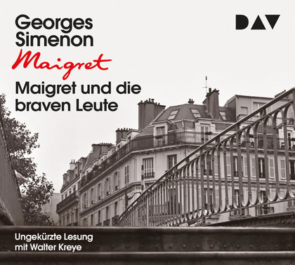 Buchcover von 'Maigret und die braven Leute' - Hörbuch (CD) von Georges Simenon