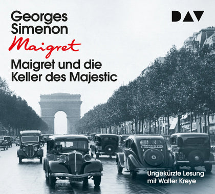 Buchcover von 'Maigret und die Keller des Majestic' - Hörbuch (CD) von Georges Simenon