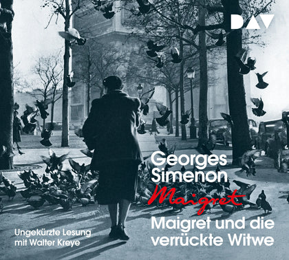 Buchcover von 'Maigret und die verrückte Witwe' - Hörbuch (CD) von Georges Simenon
